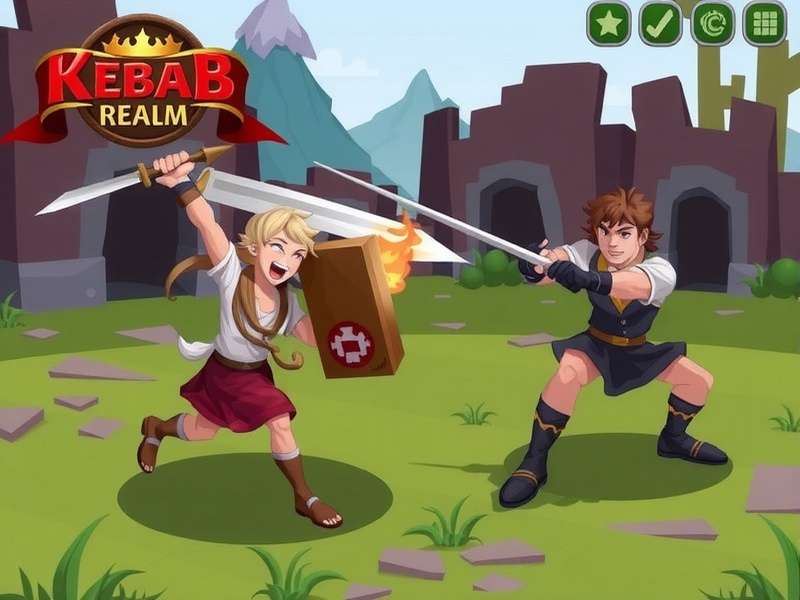 Kebab Realm Hero Combat Scene